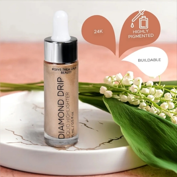 Give Them Lala Beauty Diamond Drip Liquid Highlighter in Is It Real?BNIB - Picture 6 of 9